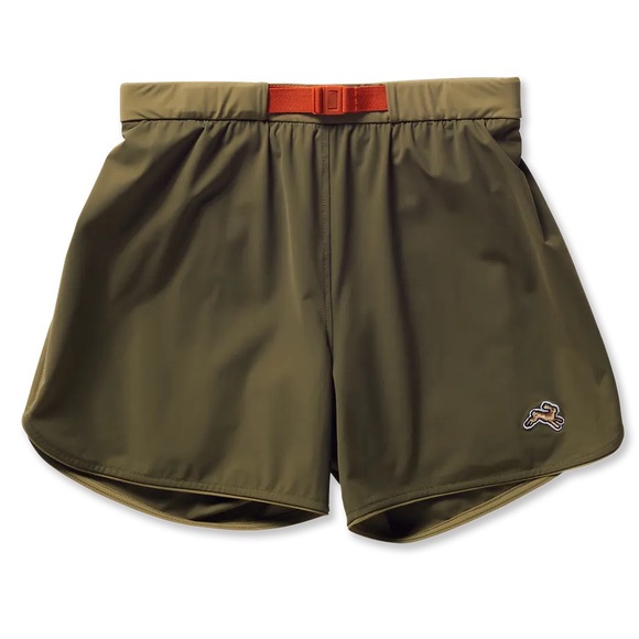 Tracksmith Pants - Like New Tracksmith Off Road Ivy Olive Green Belted Running Shorts Small Lined